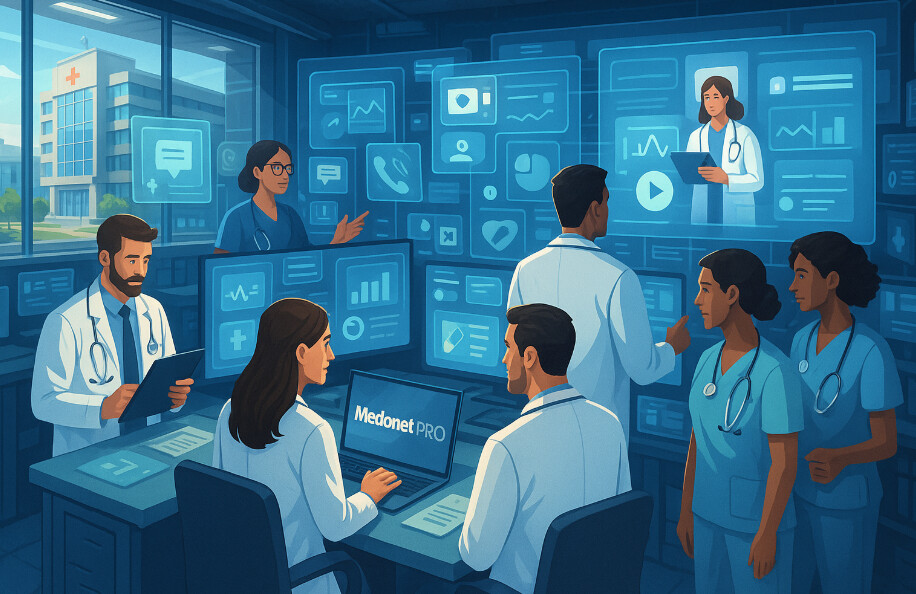 MedonetPRO – nowa platforma, która spina środowisko medyczne jednym klikiem