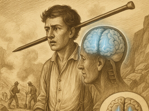 Phineas Gage i drążek, który zmienił osobowość - pierwszy dowód, że płaty czołowe regulują zachowanie