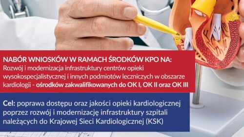 Inwestycja w serce systemu – rusza konkurs dla ośrodków kardiologicznych w Polsce